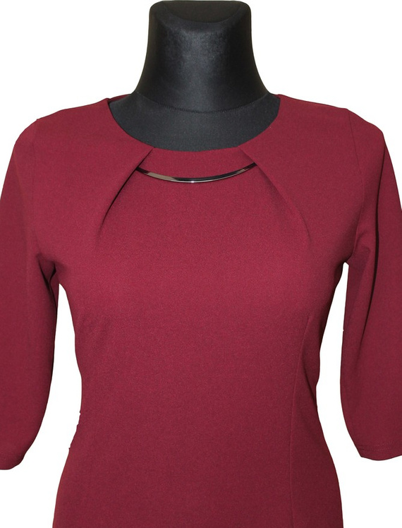 Sukienka PAMEA PSUK900-11 Bordo