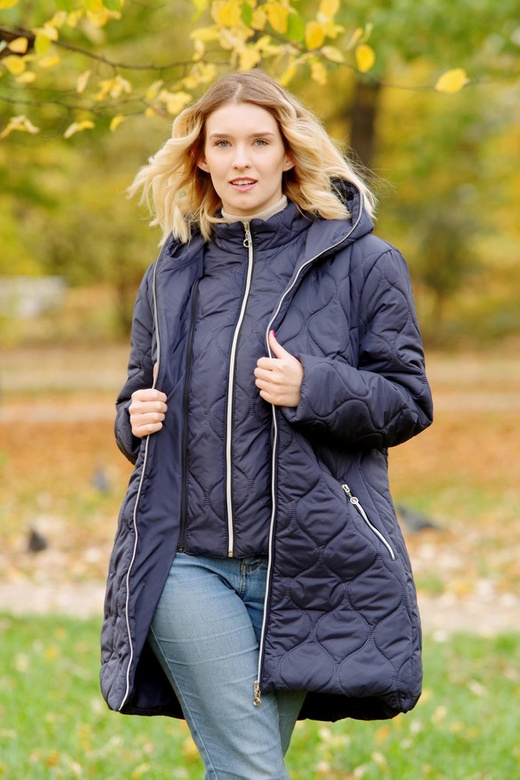 Kurtka zimowa - KP100-3 (granat)