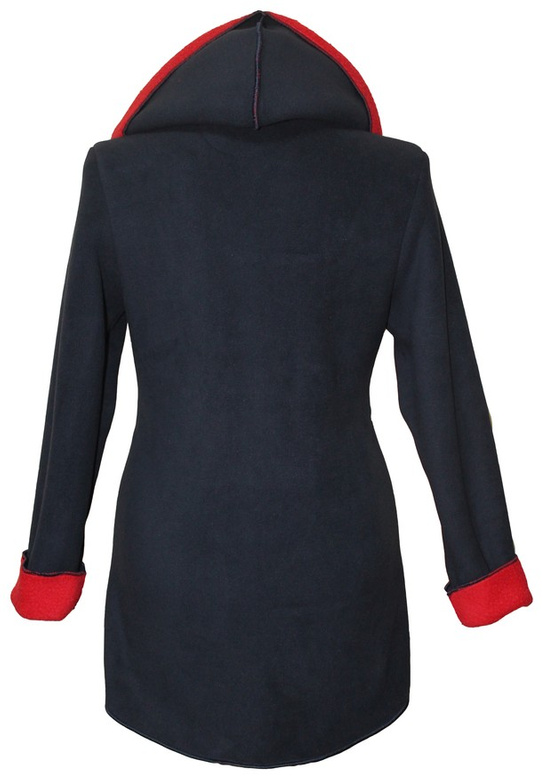 Kurtka Polar - Baranek PPL300-2 Granat + Malina