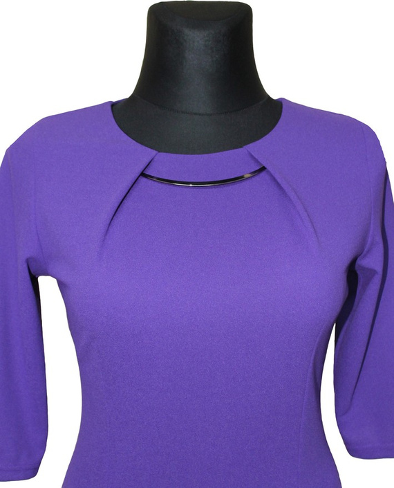 Sukienka PAMEA PSUK900-12 Fiolet